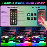 Nilight 4Pcs Golf Cart Underglow Light Kit for EZGO Yamaha Club Car, view 2
