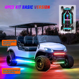 Nilight 4Pcs Golf Cart Underglow Light Kit for EZGO Yamaha Club Car, view 6