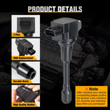 Nilight 4Pcs Ignition Coil Pack Automotive Replacement Ignition Coils Fit for Nissan 2004 2005 2006 2007 2008 2009 2010 2011 2012 2013 2014 2015 2016 2017 2018 07 09 Sentra Altima Rogue Select Urvan Pathfinder NV200 NV350 Cube Versa 2014 2015 Infiniti, view 5