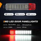 Nilight 4PCS LED Interior Door Panel Light Courtesy Warning Lights White Red Plug and Play Compatible with Chevy GMC C/K Silverado Sierra 1500 2500 3500 HD Suburban Cadillac Escalade Hummer H2, view 5