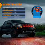 Nilight 4PCS LED Strobe lights 12V 24V Sync Feature Red 24LED Emergency Hazard Warning Lights with Controller Hard Wire or Cigarette Lighter Plug for Car Truck RVs Campers, view 6
