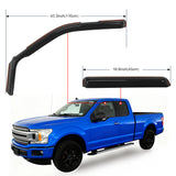Nilight 4pcs Rain Guards for Ford F150 Raptor 2015 2016 2017 2018 2019 2020 Super Cab, F250 F350 F450 F550 Super Duty 2017 2017 2019 2020 2021 2022 2023 Super Cab, view 4