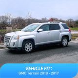 Nilight 4pcs Rain Guards For GMC Terrain 2010 2011 2012 2013 2014 2015 2016 2017, view 3