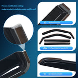 Nilight 4pcs Rain Guards For Toyota Tundra 2022 2023 2024 2025 Crew Max, view 2