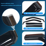 Nilight 4pcs Rain Guards Ford For Explorer 2020 2021 2022 2023 2024, view 2