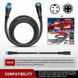 Nilight 4Pin RGB Underglow Light Extension Wire 2Pcs, view 2