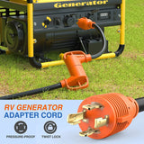 Nilight 4 Prong 30AMP to 30AMP RV Generator Adapter cord, view 4