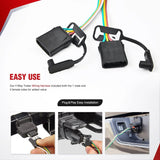 Nilight 4 Way Flat Trailer Y-Splitter Adapter Extension Harness, view 5