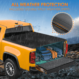 Nilight 5.2ft Soft Roll Up Truck Bed Cover for Chevy Colorado / GMC Canyon 2015 2016 2017 2018 2019 2020 2021 2022, view 4