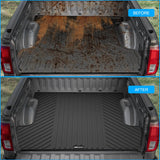 Nilight 5.5ft Rubber Short Bed For 2015 2016 2017 2018 2019 2020 2021 2022 Ford F150 SuperCrew Cab, view 4