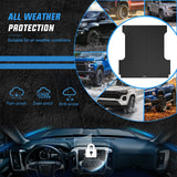 Nilight 5.5ft Rubber Short Bed For 2015 2016 2017 2018 2019 2020 2021 2022 Ford F150 SuperCrew Cab, view 5
