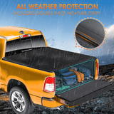Nilight 5.5ft Soft Roll Up Truck Bed Cover for Ford F150 2009 2010 2011 2012 2013 2014, view 4