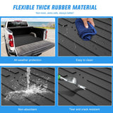 Nilight 5.7ft Rubber Short Bed For 2014 2015 2016 2017 2018 Chevy Silverado 2015-2019 GMC Sierra 2500 3500 HD, view 5