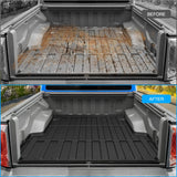 Nilight 5 FT Rubber Short Trunk Bed for 2020 2021 2022 2023 2024 2025 Jeep Gladiator JT, TPE Heavy-Duty Pick-up Bed Liner for Gladiator 2020 2021 2022 2023 2024 2025 Accessories, Anti-Slip Texture, All Weather Protection, view 3