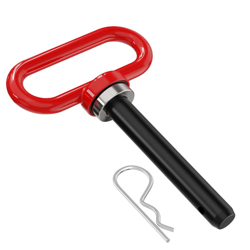 Nilight 5/8 Inch Diameter Heavy Duty Ultra Strong Neodymium Magnet Trailer Hitch Pin Red for Lawn Mower, Tractor, Towing Cargo, ATV Trailer