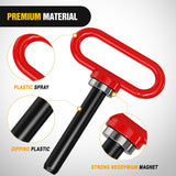 Nilight 5/8 Inch Diameter Heavy Duty Ultra Strong Neodymium Magnet Trailer Hitch Pin Red for Lawn Mower, Tractor, Towing Cargo, ATV Trailer, view 4