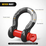Nilight 5/8 Inch D-Ring Shackle 2 Packs, view 3