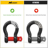 Nilight 5/8 Inch D-Ring Shackle 4 Packs, view 6