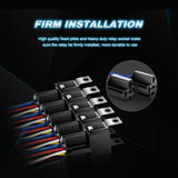 Nilight 5pcs 5Pin Relays with 5Pin Harness Sockets, view 4