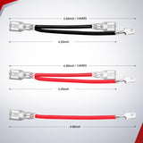 Nilight 2 PCS 5 Pin Rocker Switch Jumper Wires Set for 5Pin Toggle On/Off Rocker Switch Wiring fot Automotive Polaris Ranger RZR ATV Console Switch Install 1 Set Switch Not Included, view 4