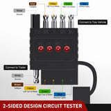 Nilight 5 Way Flat LED Indicator Trailer Tester for Turn Signal Tail & Reverse Lights, view 2