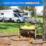 Nilight 50 Amp to 50 Amp RV Y Splitter Adapter Cord 50A Male Plug to Two 50A Female Outlet NEMA 14-50P 14-50R Pure Copper STW 10 AWG Heavy Duty Cable for RV Camper Generator, view 5