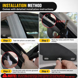 Nilight 50 inch Curved LED Light Bar Bracket Mounting Upper Windshield Roof Cab Brackets Compatible with Ford Ranger 1993-2011 Pickup 4-Door or 2-Door, view 4