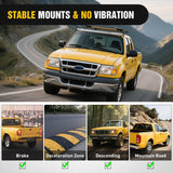Nilight 50 inch Curved LED Light Bar Bracket Mounting Upper Windshield Roof Cab Brackets Compatible with Ford Ranger 1993-2011 Pickup 4-Door or 2-Door, view 5