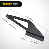 Nilight 50 inch LED Light Bar Bracket Mounting Upper Windshield Roof Cab Brackets Compatible with Jeep Grand Cherokee ZJ 1993 1994 1995 1996 1997 1998, view 2