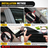 Nilight 50 inch Straight LED Light Bar Bracket Mounting Upper Windshield Roof Cab Brackets Compatible with Toyota Tacoma 2005-2024, view 4