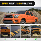 Nilight 50 inch Straight LED Light Bar Bracket Mounting Upper Windshield Roof Cab Brackets Compatible with Toyota Tacoma 2005-2024, view 5