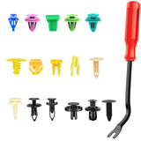 Nilight 501PCS Universal Car Clips Mixed Auto Bumper Fender Trim Door Shield Engine Retainer Rivet Push for GM Ford Chrysler Toyota Lexus Honda Acura Dodge Jeep Fastener Remover, view 2