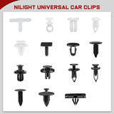 Nilight 501PCS Universal Car Clips Mixed Auto Bumper Fender Trim Door Shield Engine Retainer Rivet Push for GM Ford Chrysler Toyota Lexus Honda Acura Dodge Jeep Fastener Remover, view 4