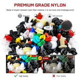 Nilight 501PCS Universal Car Clips Mixed Auto Bumper Fender Trim Door Shield Engine Retainer Rivet Push for GM Ford Chrysler Toyota Lexus Honda Acura Dodge Jeep Fastener Remover, view 6