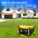 Nilight 50A 15FT Generator Extension Cord and Power Inlet Box 125/250V Heavy Duty 6/3+8/1 Gauge STW ETL Listed NEMA 14-50P/SS2-50R Twist Lock Connector for RV Outdoor Use, view 6