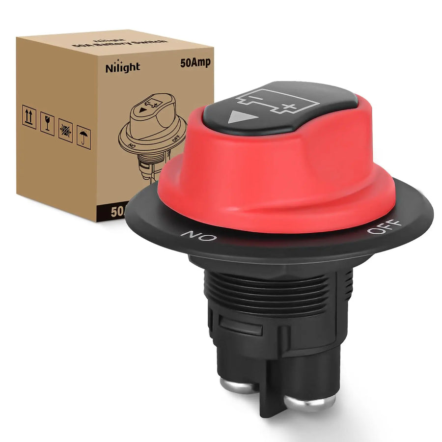 Nilight 50A ON/OFF Disconnetc Battery Switch