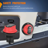 Nilight 50A ON/OFF Disconnetc Battery Switch, view 3