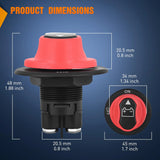 Nilight 50A ON/OFF Disconnetc Battery Switch, view 6