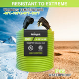 Nilight 50Amp 100FT RV EV Extension Cord Bright Green100FT 50 Amp RV Extension Cord 250V Heavy Duty 6/3+8/1 Gauge Pure Copper STW Wire UL ETL Listed 4 Prong 14-50P 14-50R Weatherproof Suit for EV Trailer Campers Bright Green, view 5