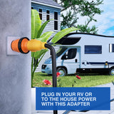 Nilight 50Amp Male to 30Amp Twist Lock Female RV Power Adapter, view 6