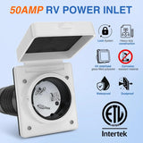 Nilight 50AMP RV Power Inlet, view 3