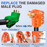 Nilight 50Amp RV Replacement Male Plug Female Plug, view 2