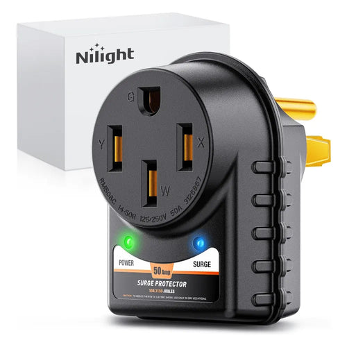 Nilight 50Amp RV Surge Protector Adapter