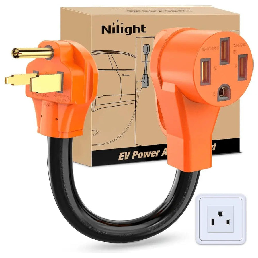 Nilight 50AMP to 50AMP 3 Prong EV Charger Adapter Cord