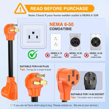 Nilight 50AMP to 50AMP 3 Prong EV Charger Adapter Cord, view 3