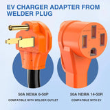 Nilight 50AMP to 50AMP 3 Prong EV Charger Adapter Cord, view 5