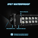 Nilight 50 Inch 288W Double Row Black Curved Spot Flood LED Light Bar, view 4