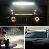 Nilight 50 Inch 384LED 13261LM Triple Row Curved Spot Flood LED Light Bar, view 6