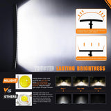 Nilight 52 Inch 210W 21000LM Slim Anti-Glare DRL Spot Flood Curved Led Light Bar, view 5