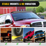 Nilight 52 inch Curved LED Light Bar Bracket Mounting Upper Windshield Roof Cab Brackets Compatible with 2002-2008 Dodge RAM 1500 and 2003-2009 RAM 2500 3500, view 5